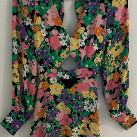 AFRM Floral Dress Size M - Picture 1 of 2